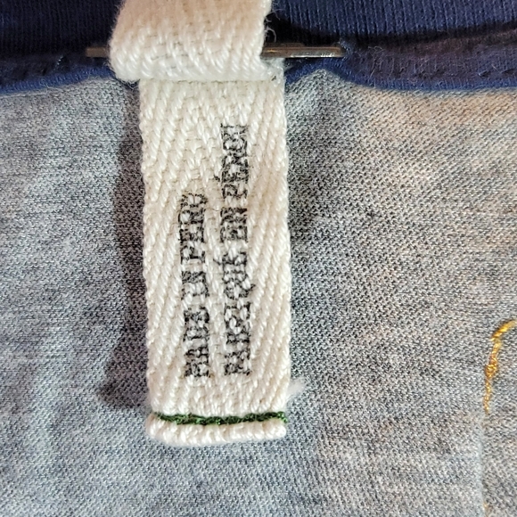 We The Free People Shirt Womens Small Gray Oversized Crop Boxy Stripe Girl Crush - Picture 9 of 12